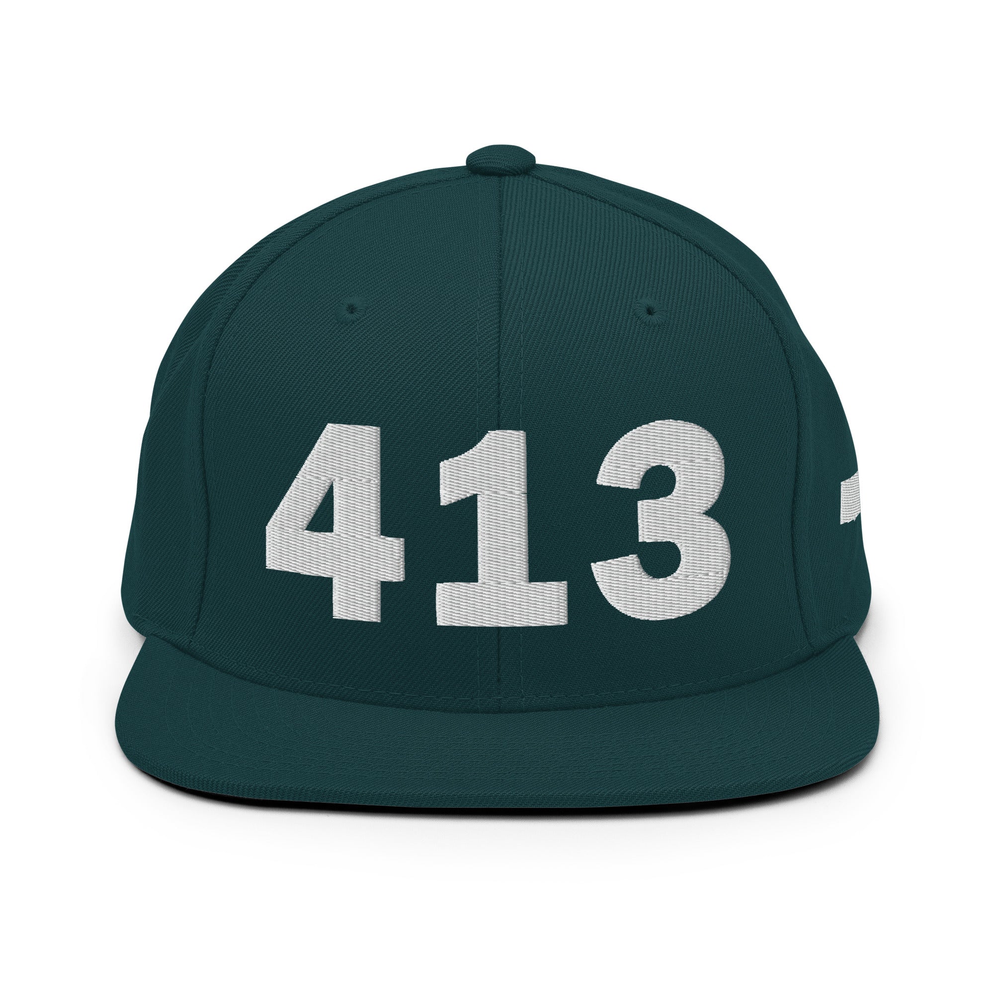 413 Area Code Snapback Hat