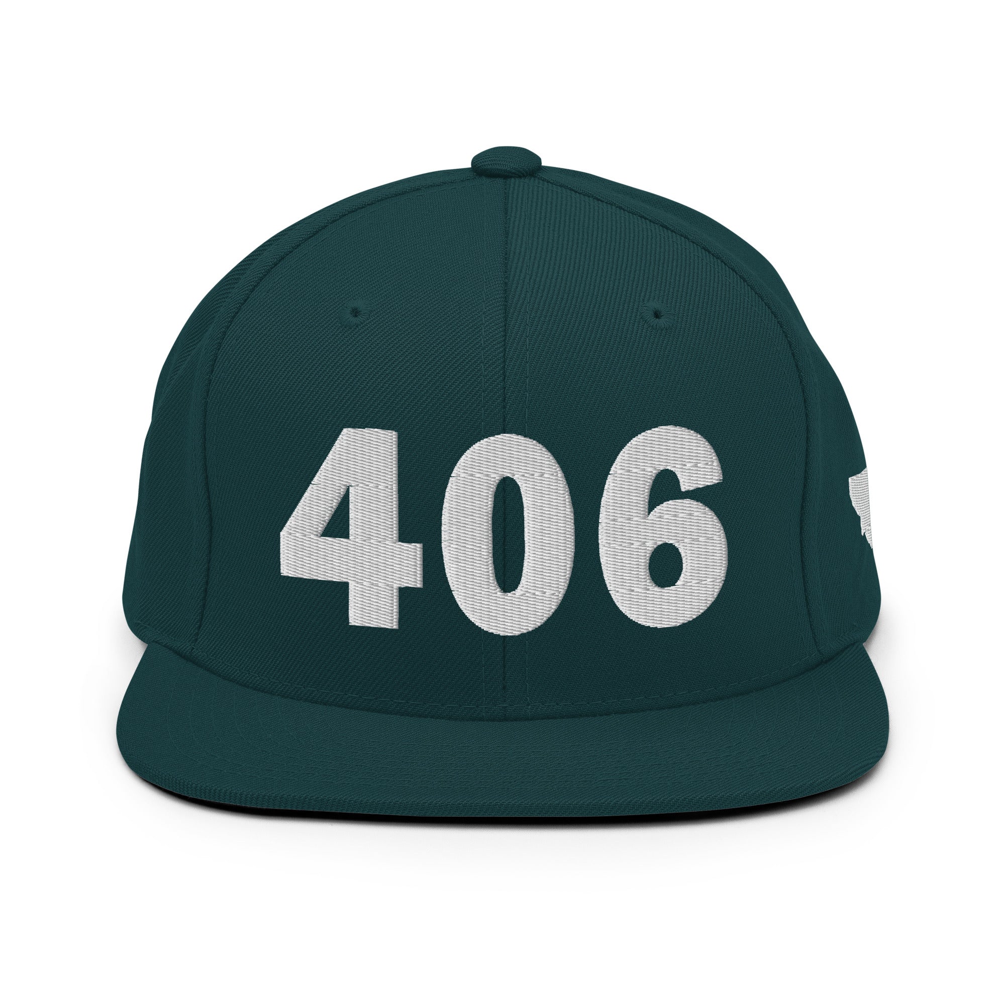 406 Area Code Snapback Hat
