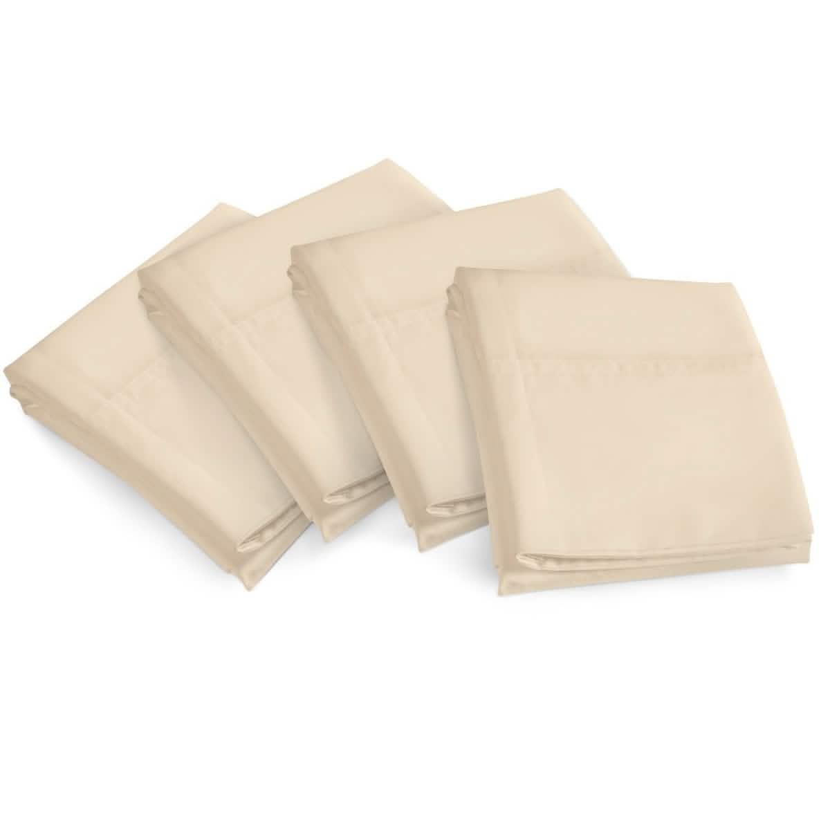 4-Piece Set: Bamboo Premium Ultra Soft Pillow Case - Assorted Sizes