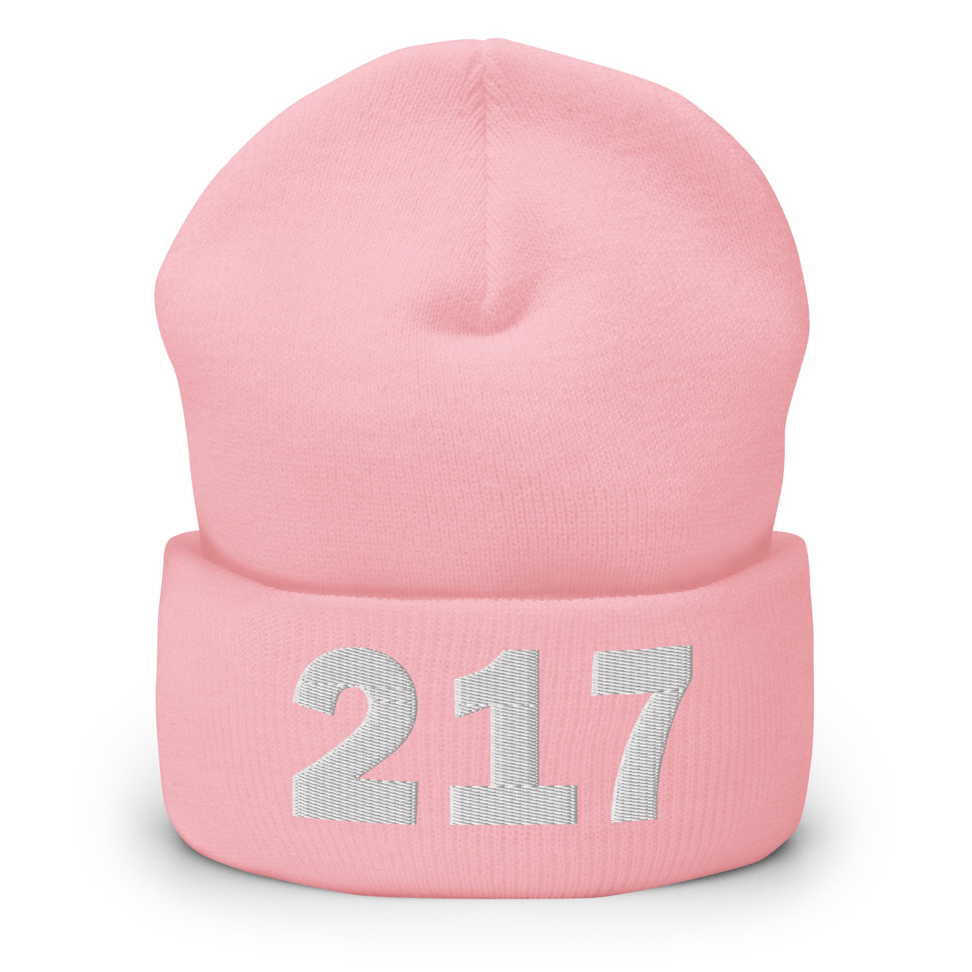 217 Area Code Cuffed Beanie