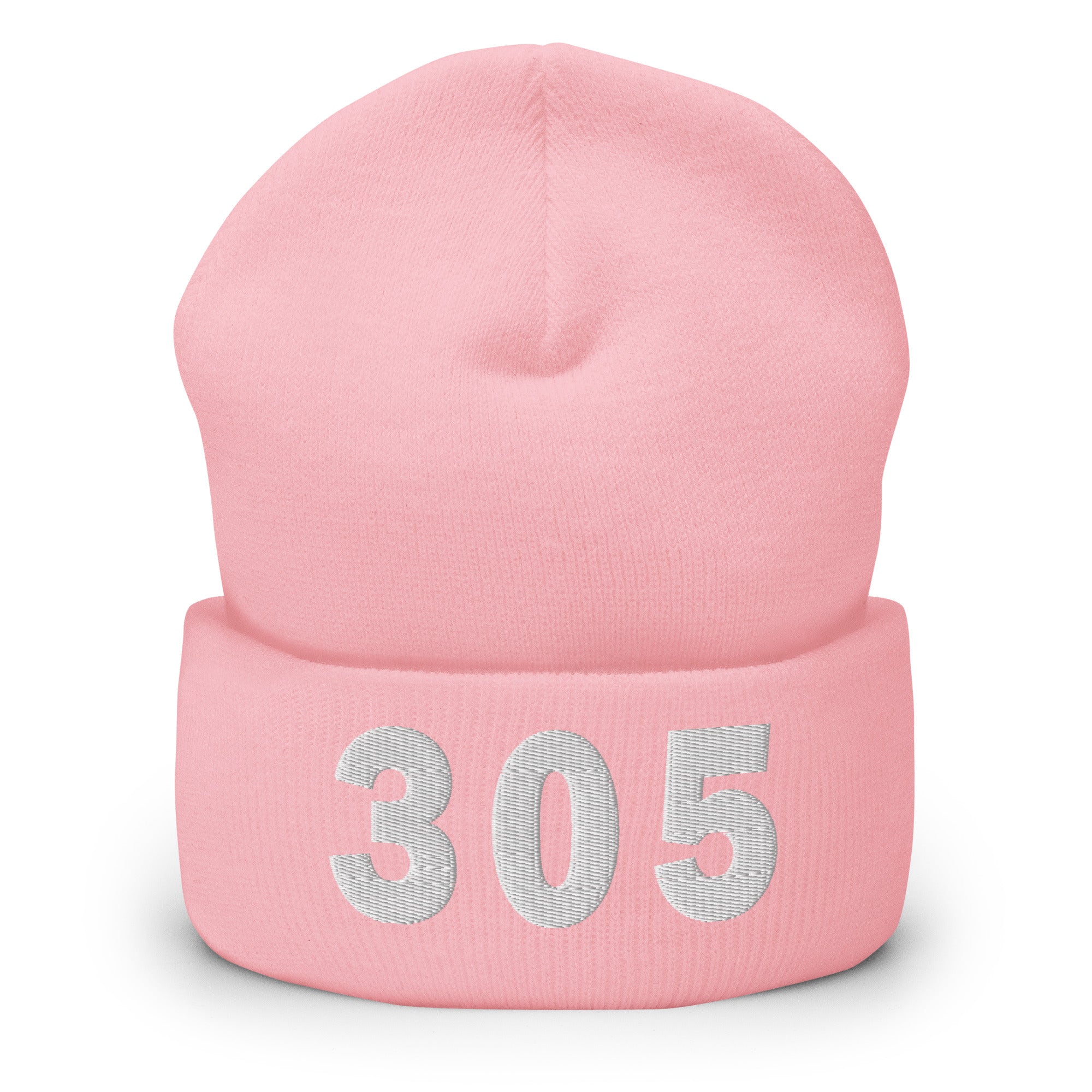 305 Area Code Cuffed Beanie
