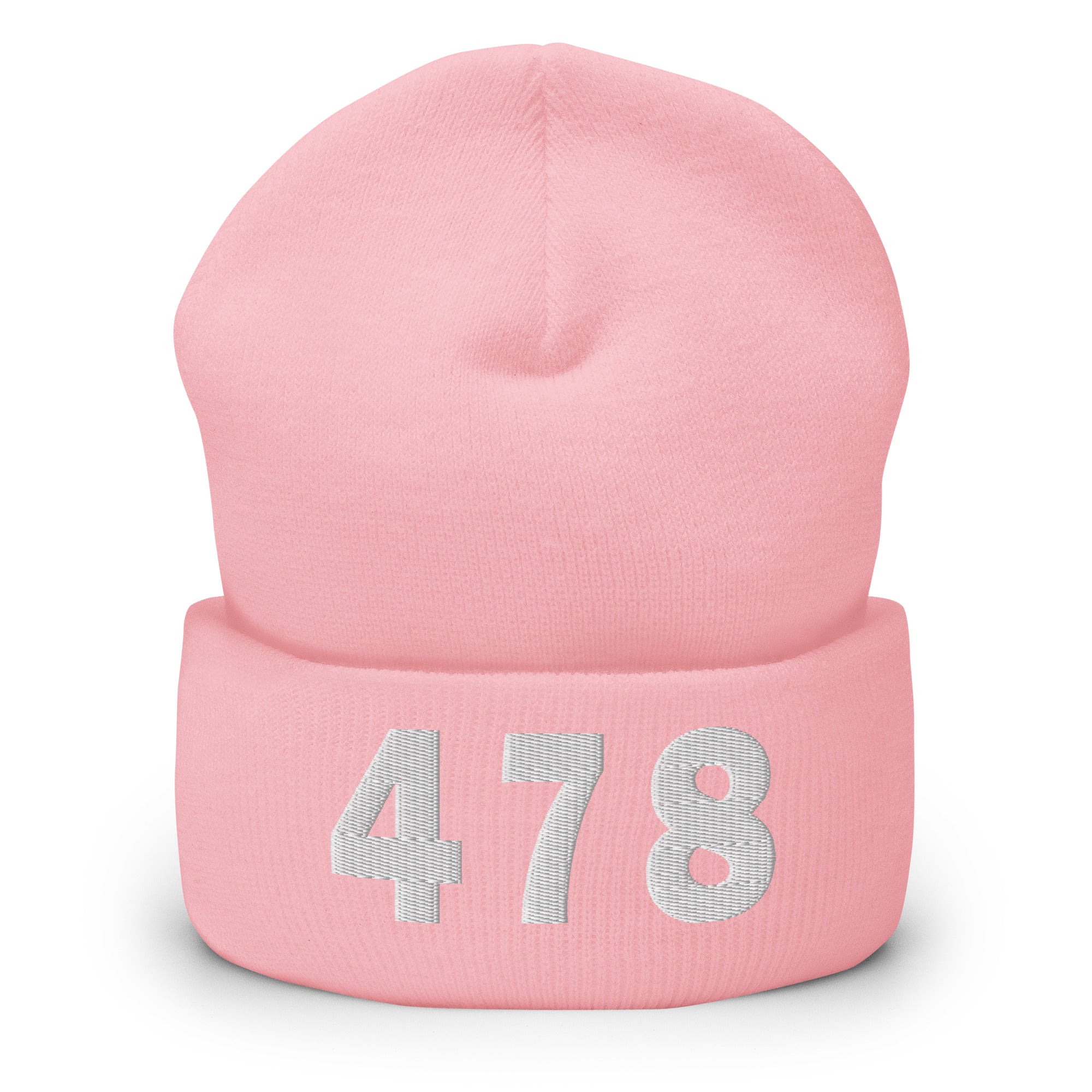 478 Area Code Cuffed Beanie