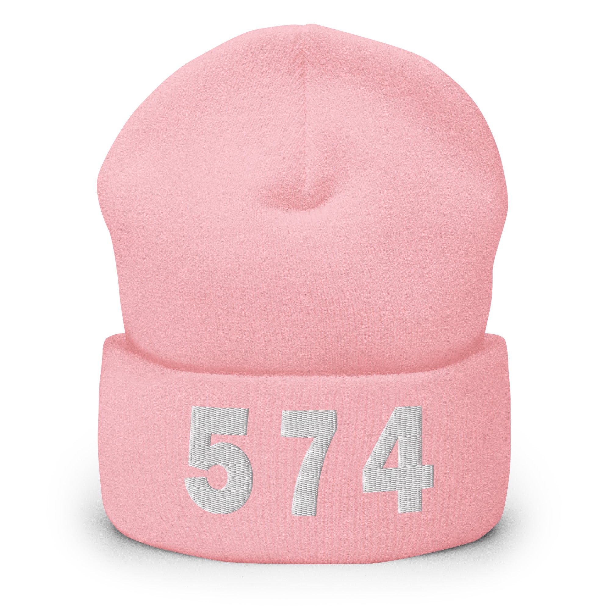 574 Area Code Cuffed Beanie