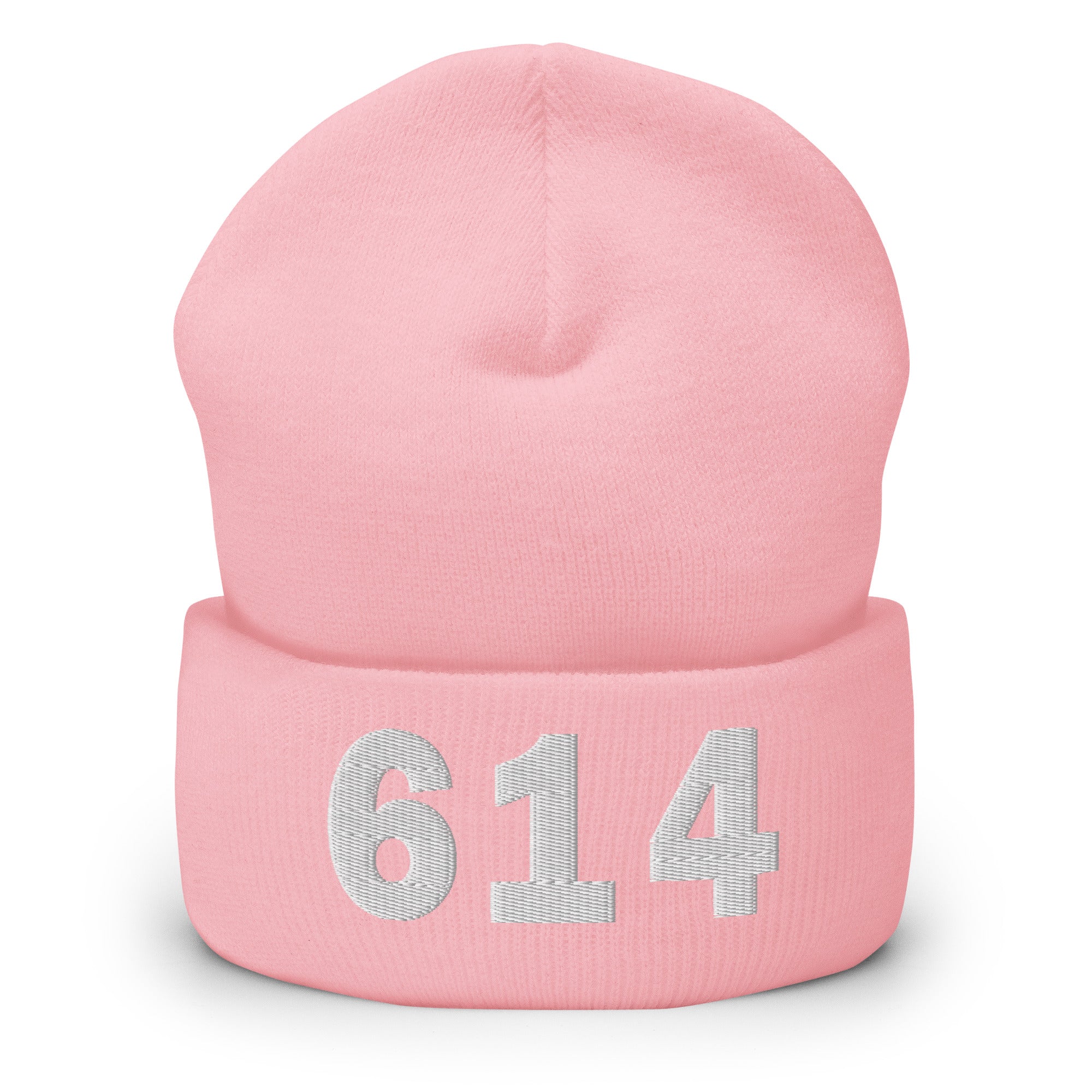 614 Area Code Cuffed Beanie