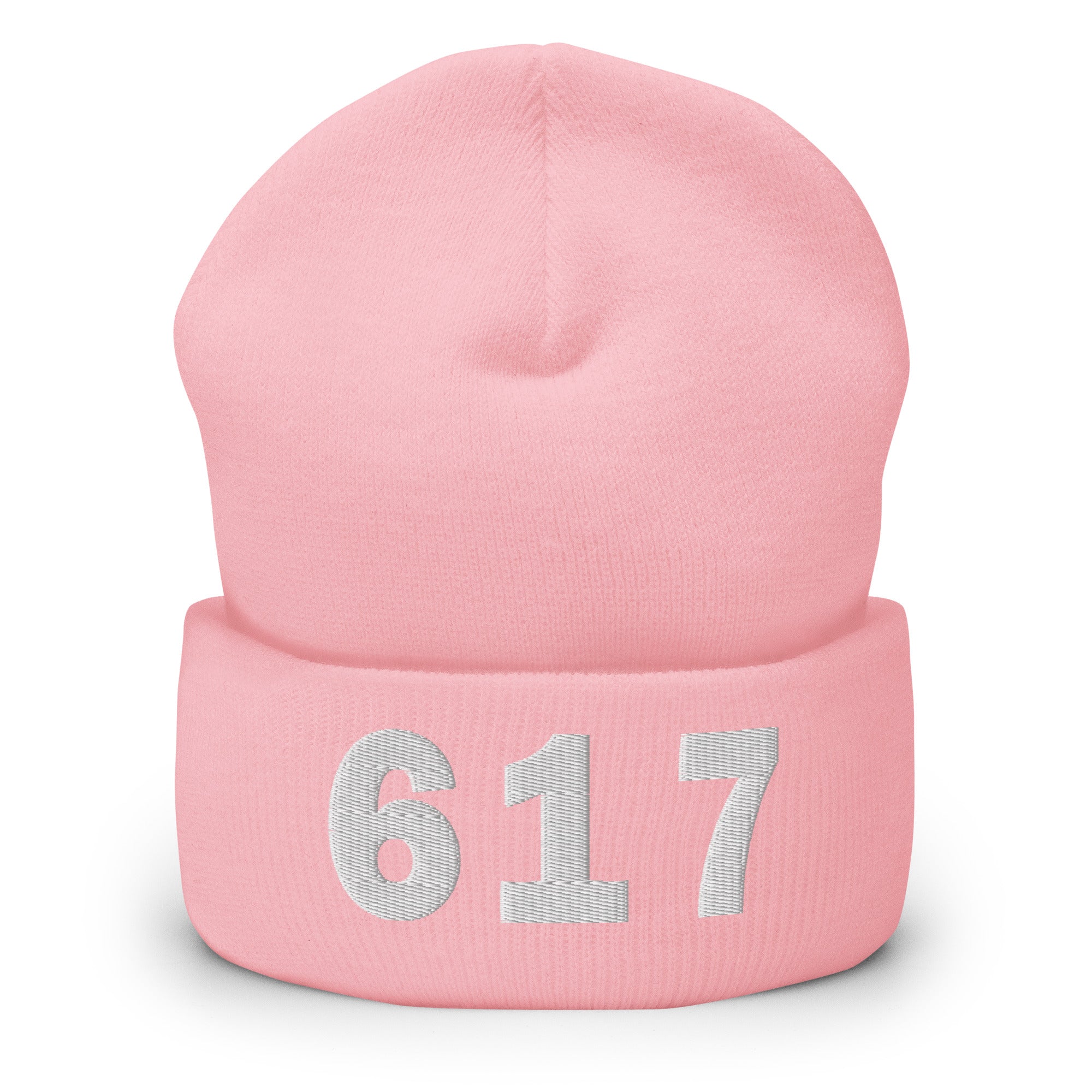 617 Area Code Cuffed Beanie