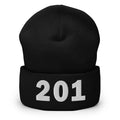 201 Area Code Cuffed Beanie