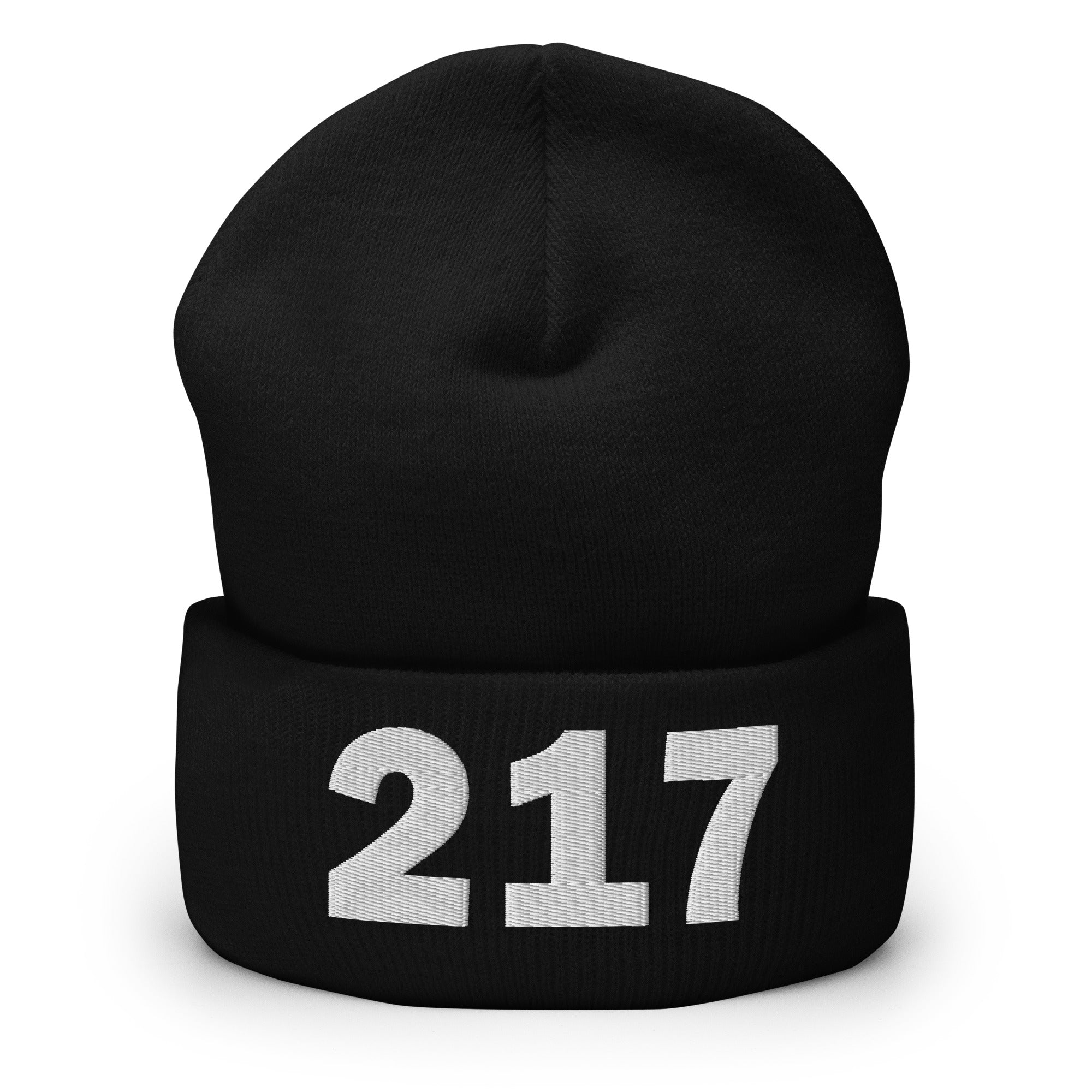217 Area Code Cuffed Beanie