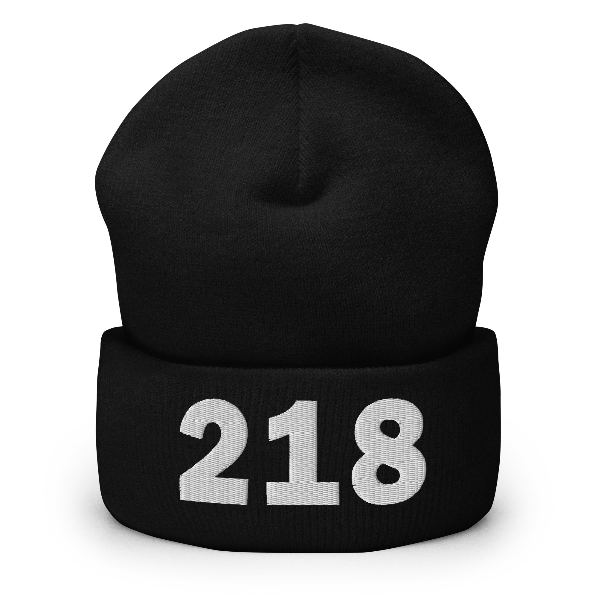 218 Area Code Cuffed Beanie