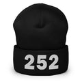 252 Area Code Cuffed Beanie