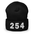 254 Area Code Cuffed Beanie