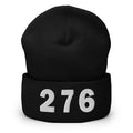 276 Area Code Cuffed Beanie
