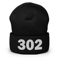 302 Area Code Cuffed Beanie