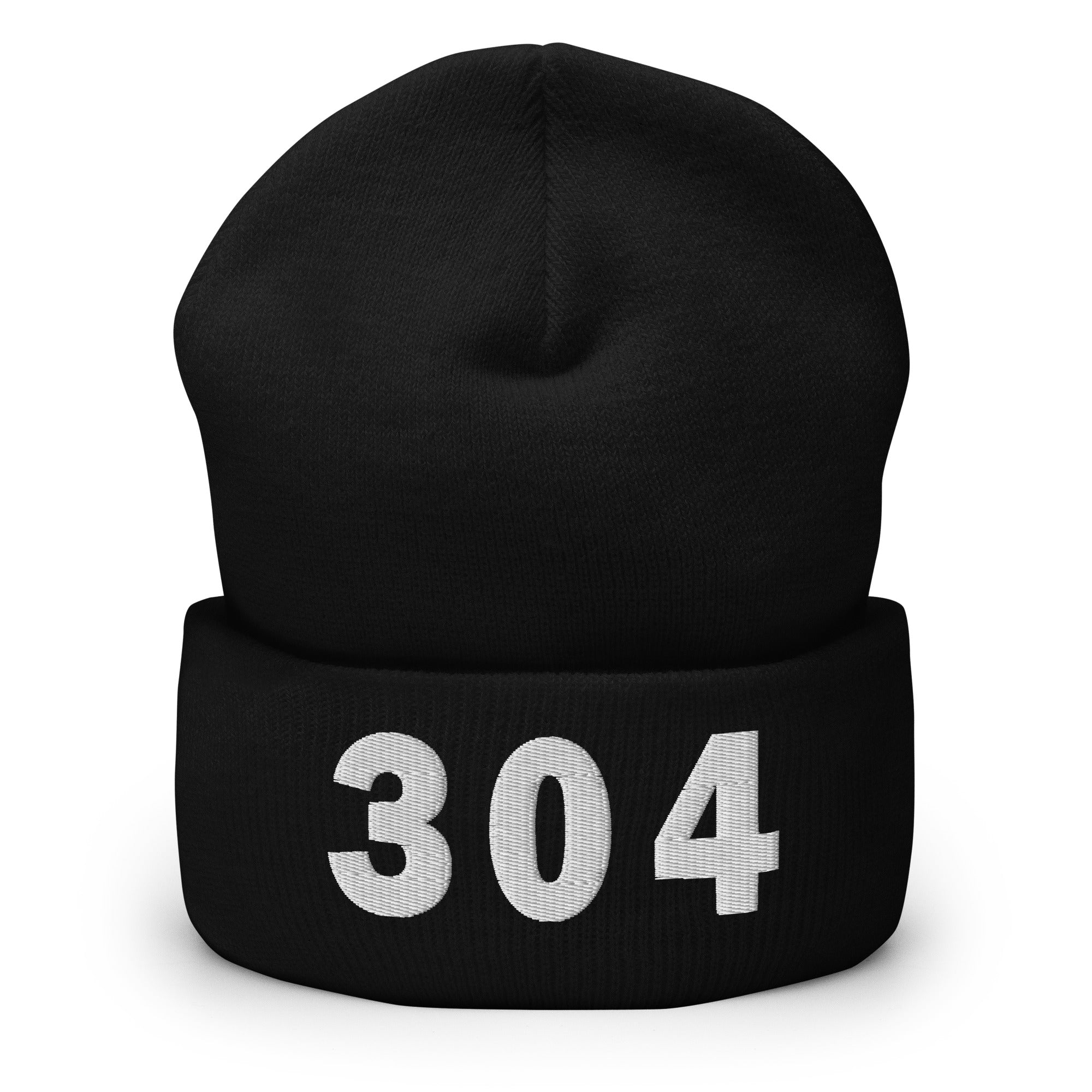 304 Area Code Cuffed Beanie