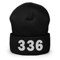 336 Area Code Cuffed Beanie