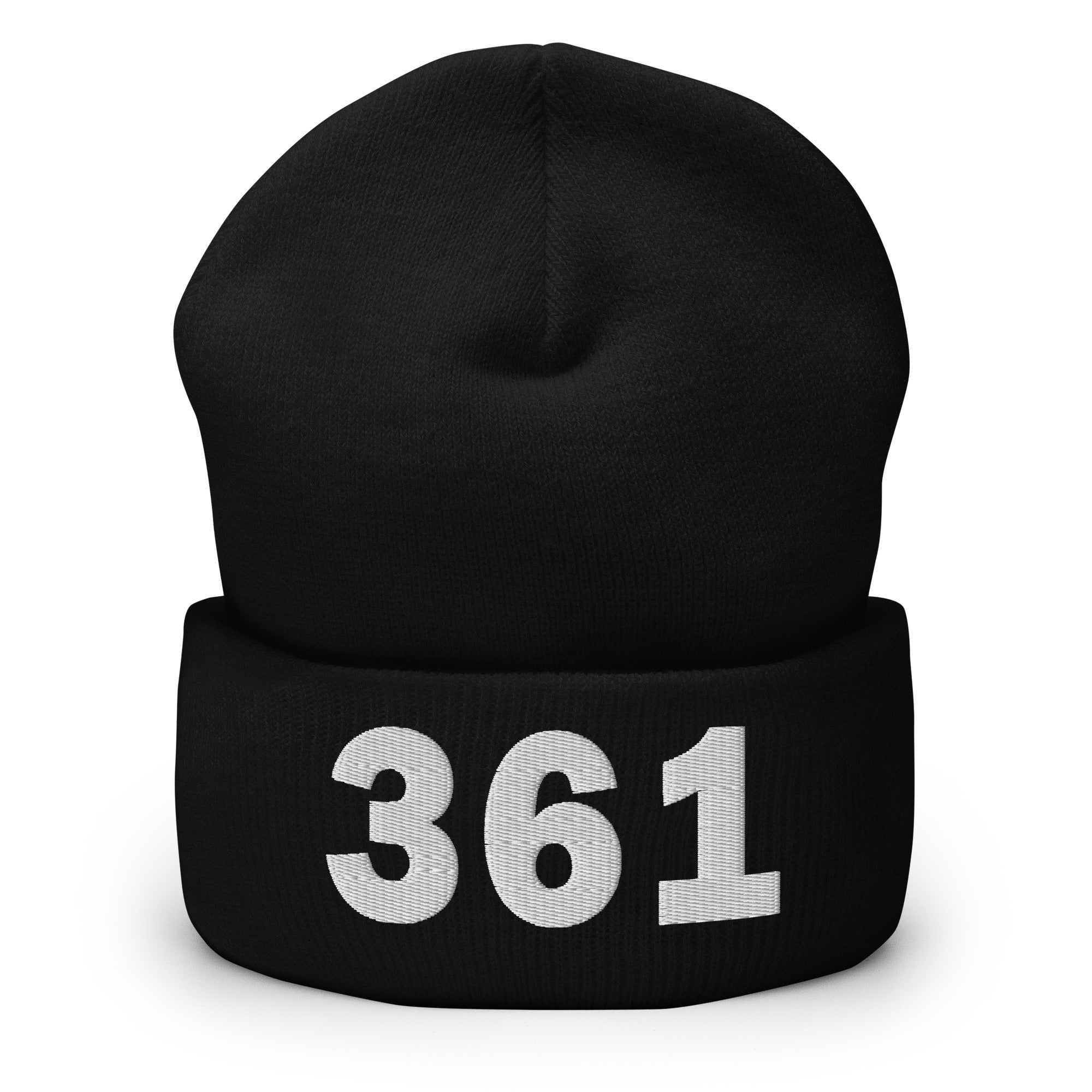 361 Area Code Cuffed Beanie