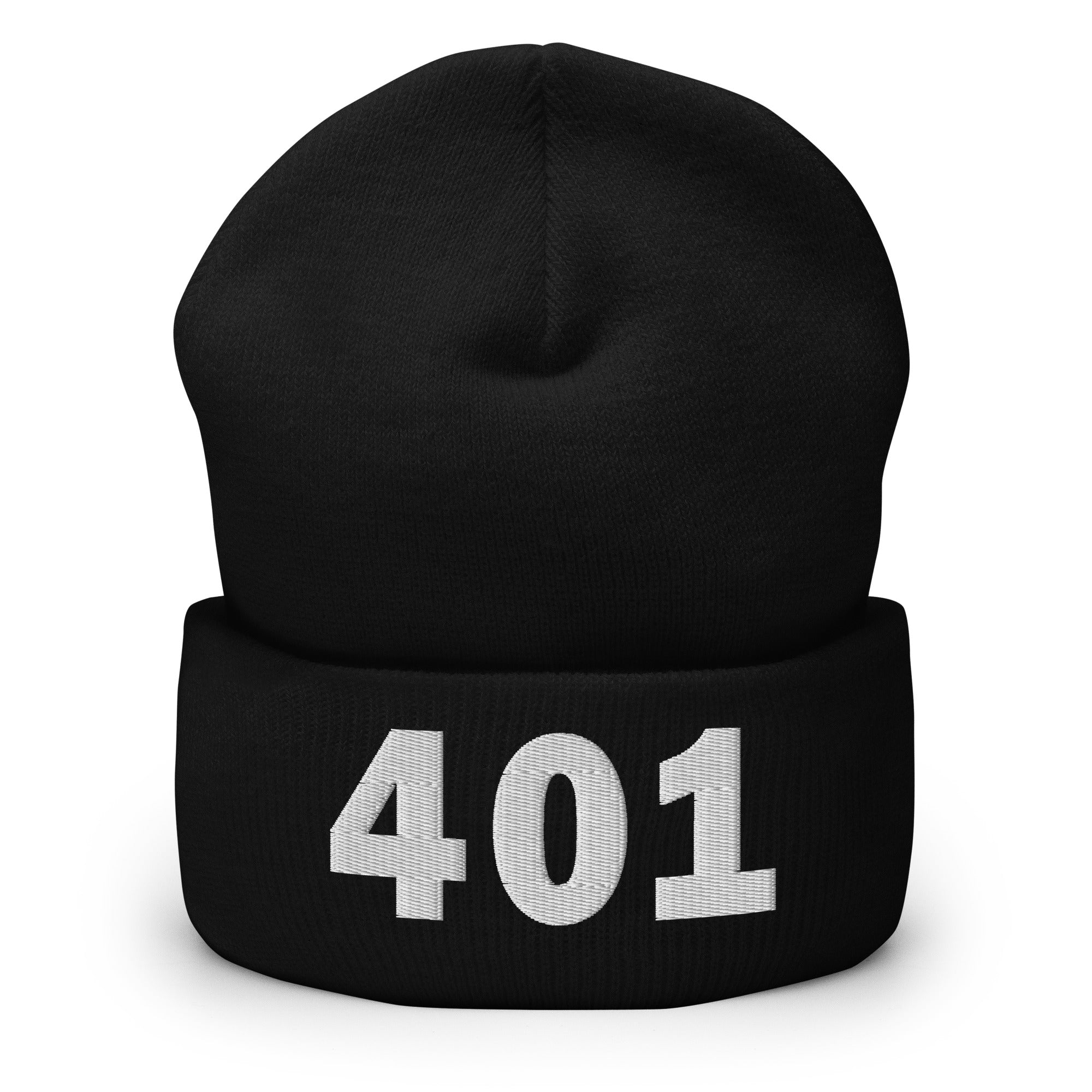 401 Area Code Cuffed Beanie