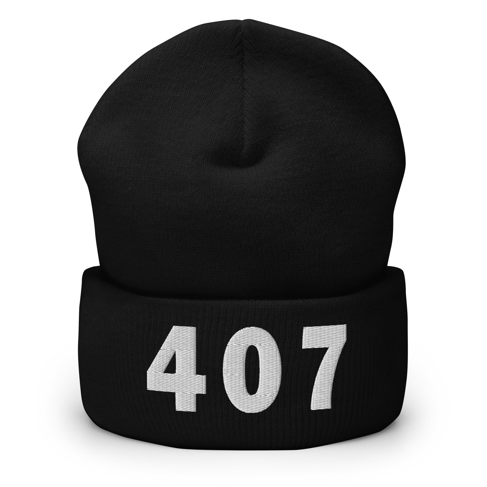 407 Area Code Cuffed Beanie