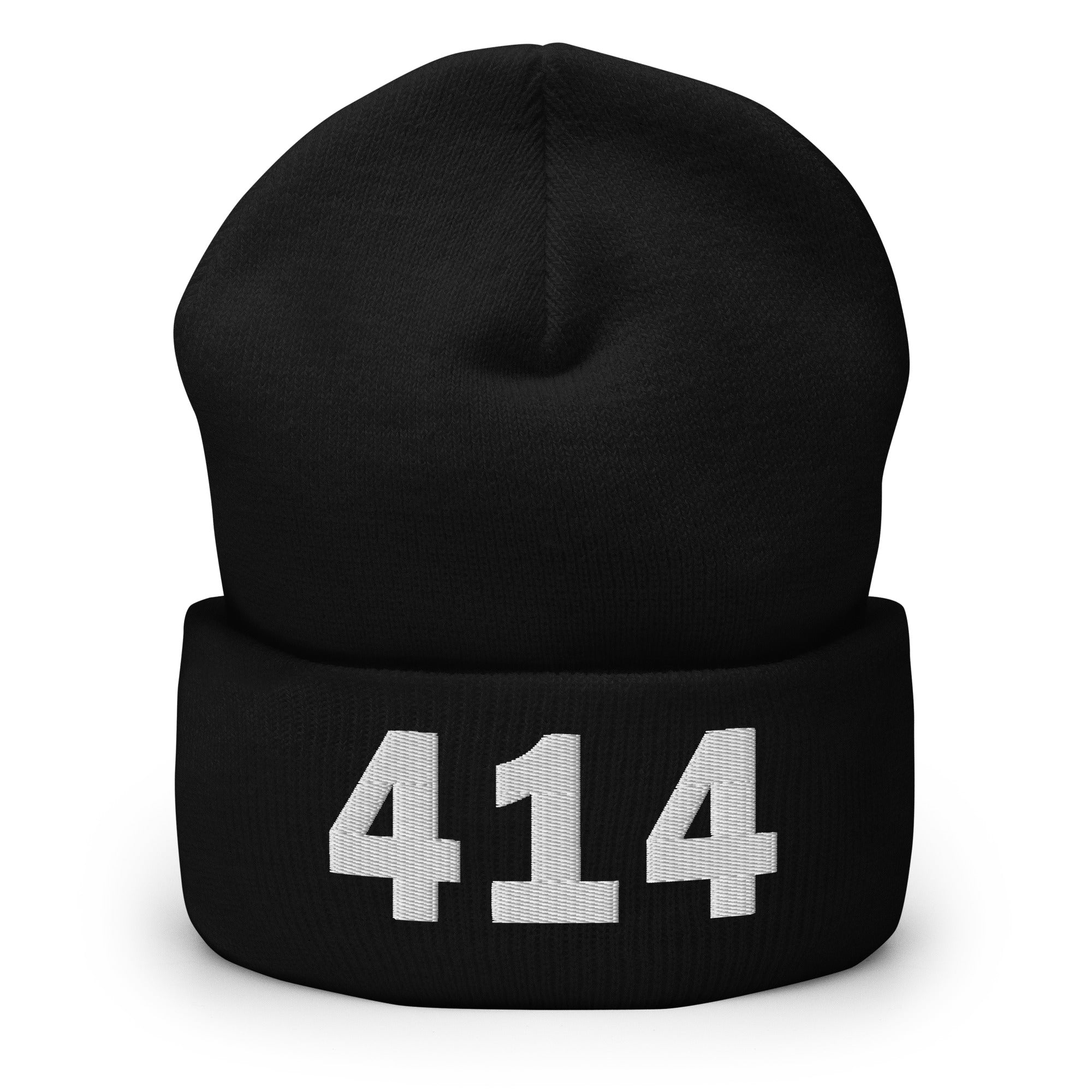 414 Area Code Cuffed Beanie