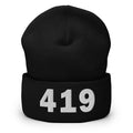 419 Area Code Cuffed Beanie