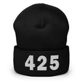 425 Area Code Cuffed Beanie