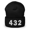 432 Area Code Cuffed Beanie