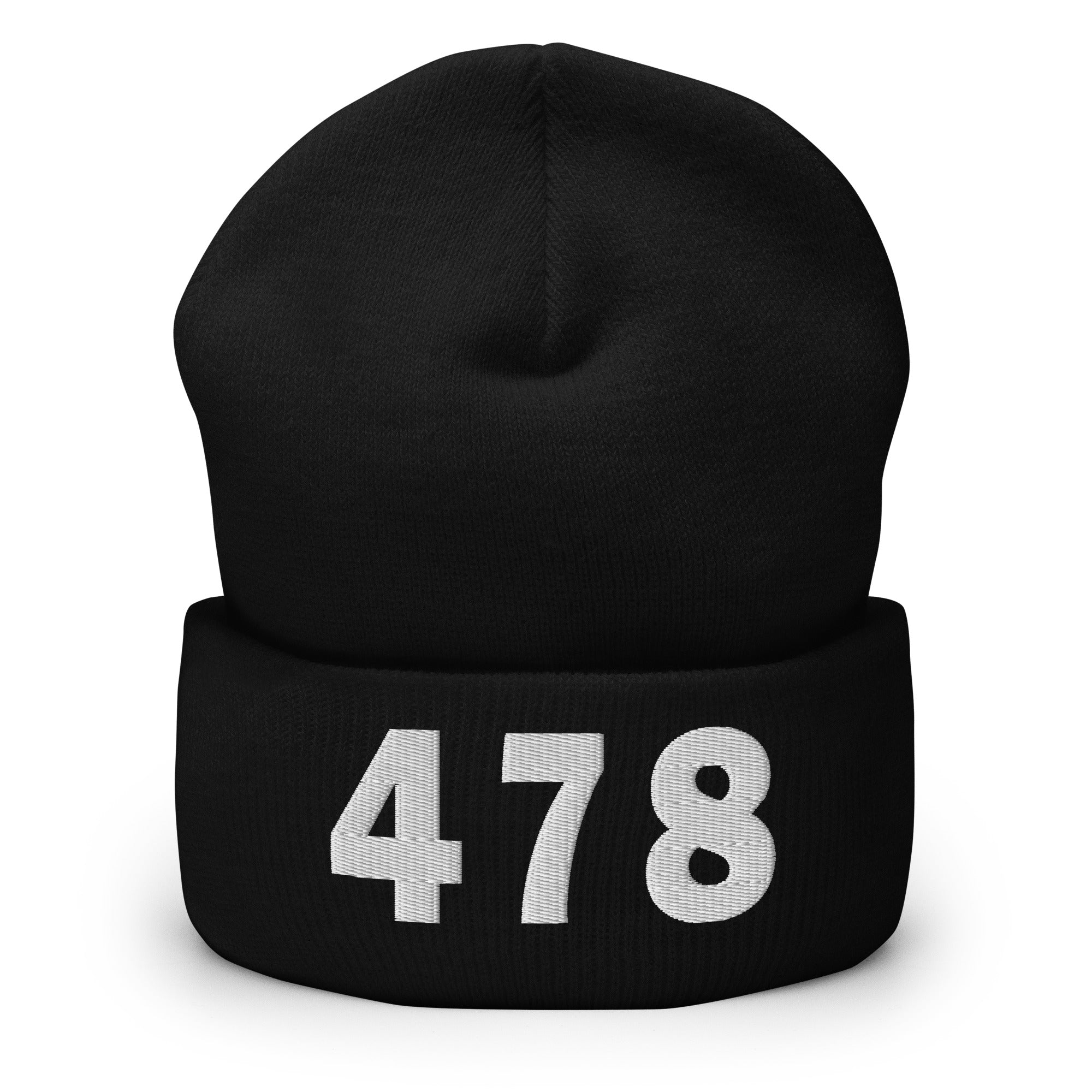 478 Area Code Cuffed Beanie