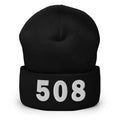 508 Area Code Cuffed Beanie