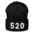 520 Area Code Cuffed Beanie