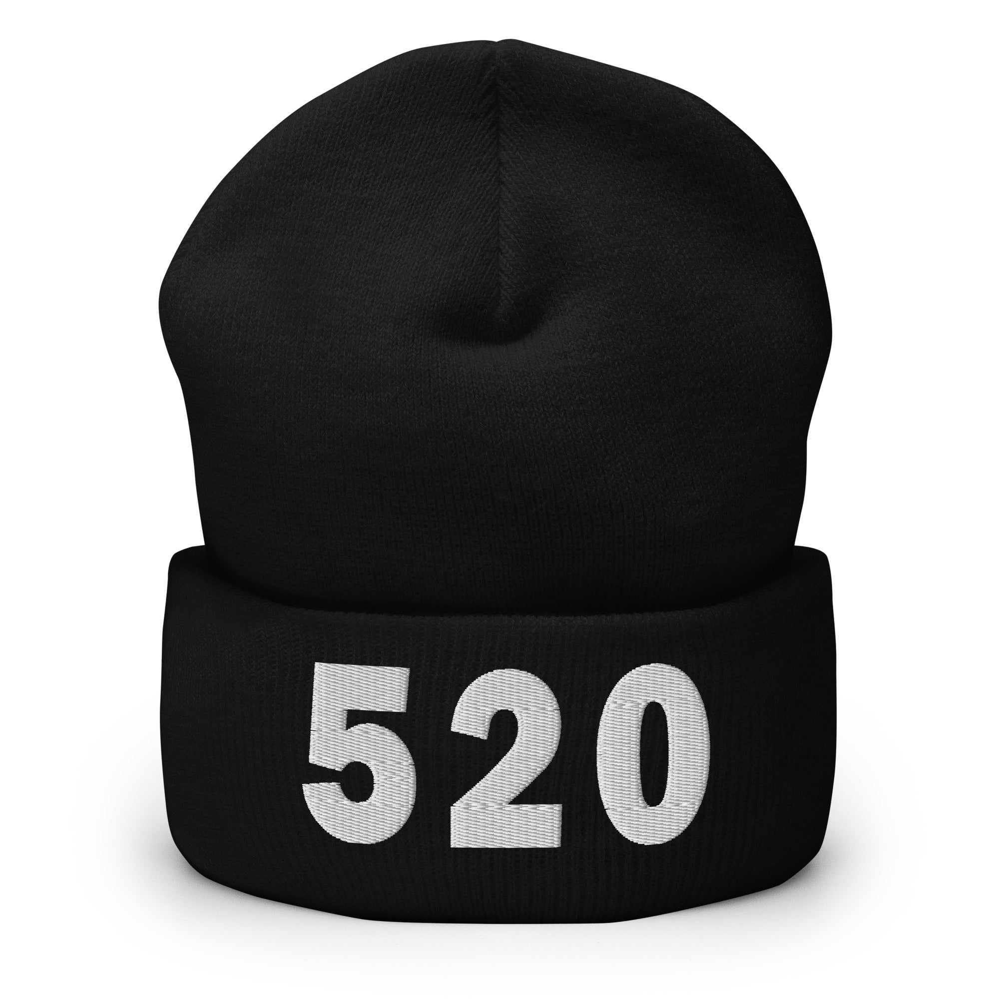 520 Area Code Cuffed Beanie