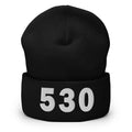 530 Area Code Cuffed Beanie