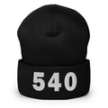 540 Area Code Cuffed Beanie