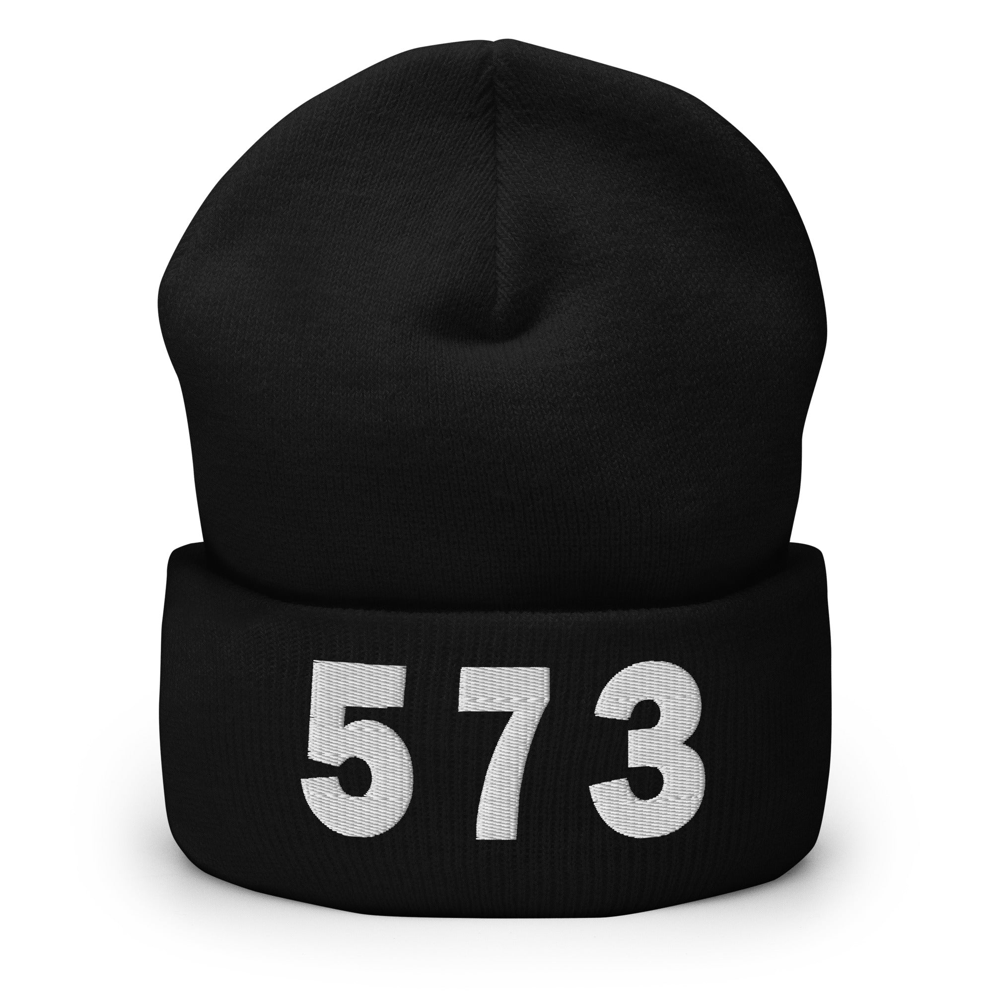 573 Area Code Cuffed Beanie