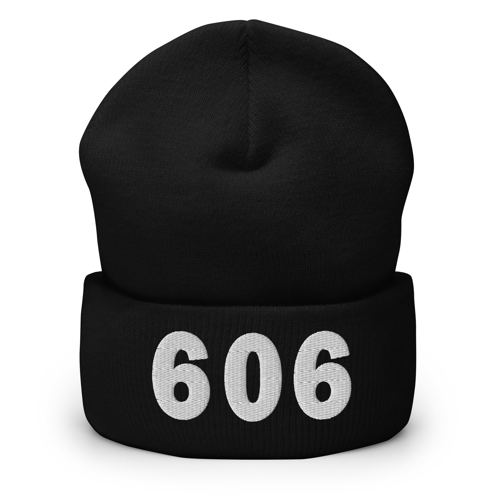 606 Area Code Cuffed Beanie
