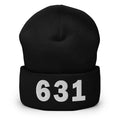 631 Area Code Cuffed Beanie