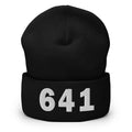 641 Area Code Cuffed Beanie