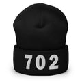 702 Area Code Cuffed Beanie