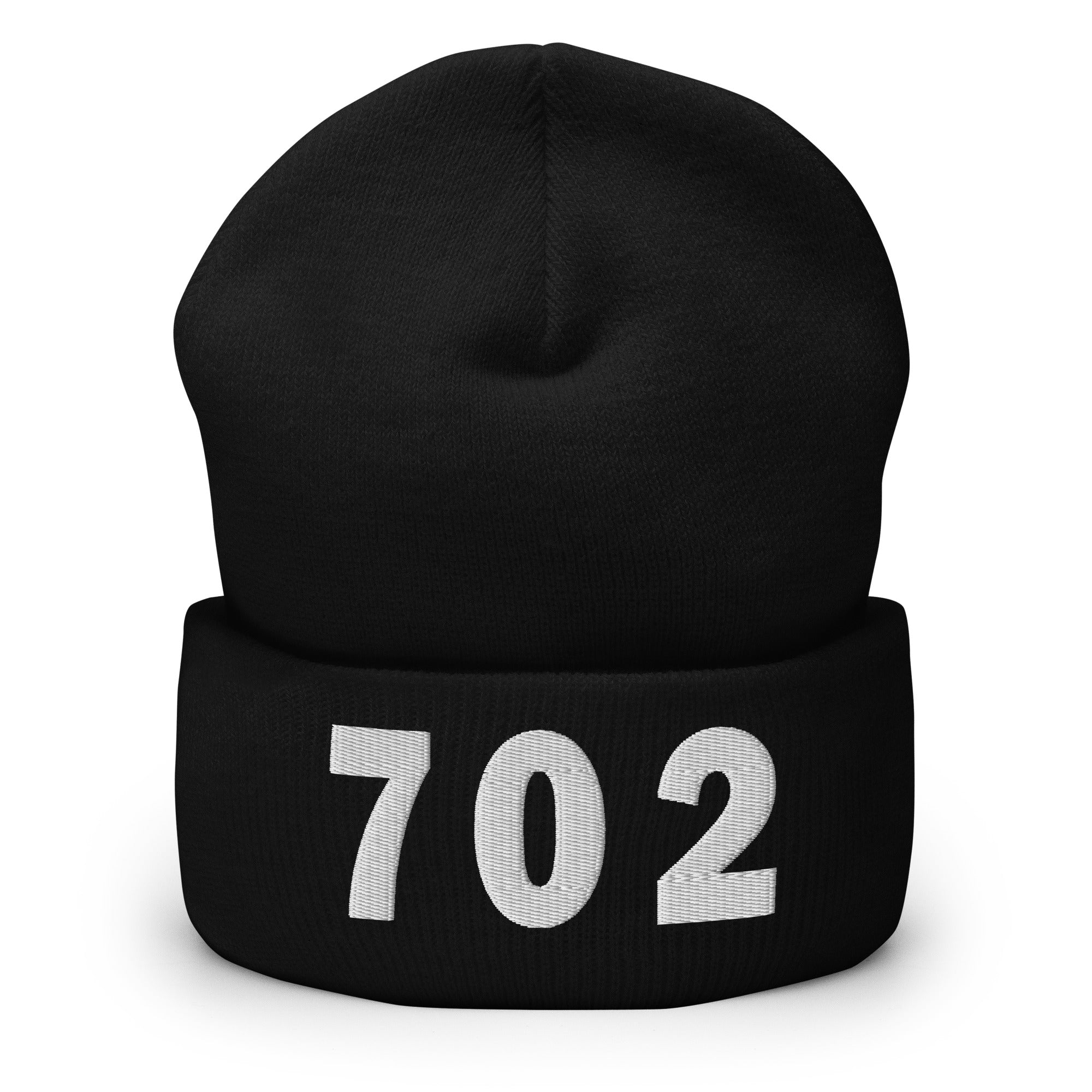 702 Area Code Cuffed Beanie