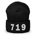 719 Area Code Cuffed Beanie