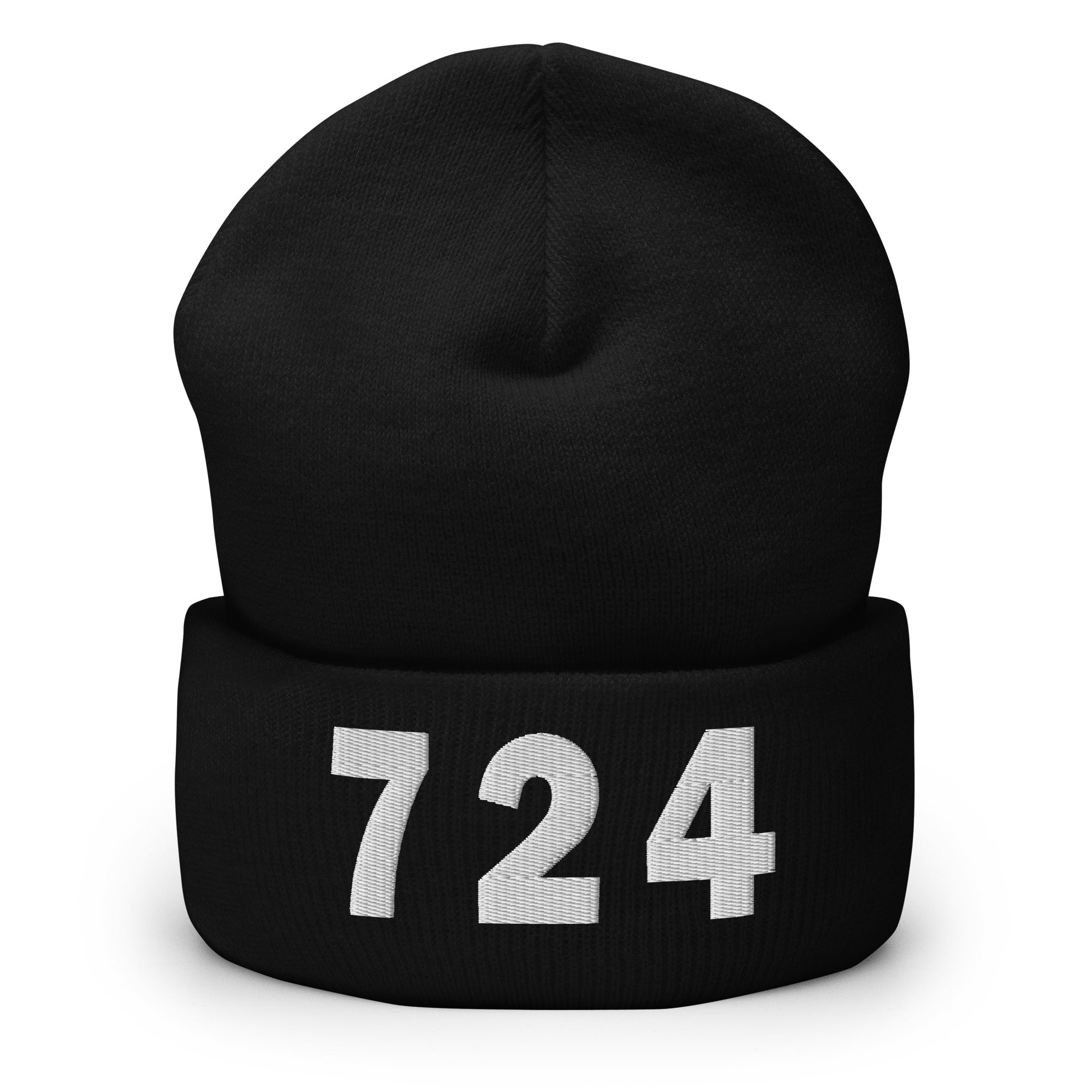 724 Area Code Cuffed Beanie