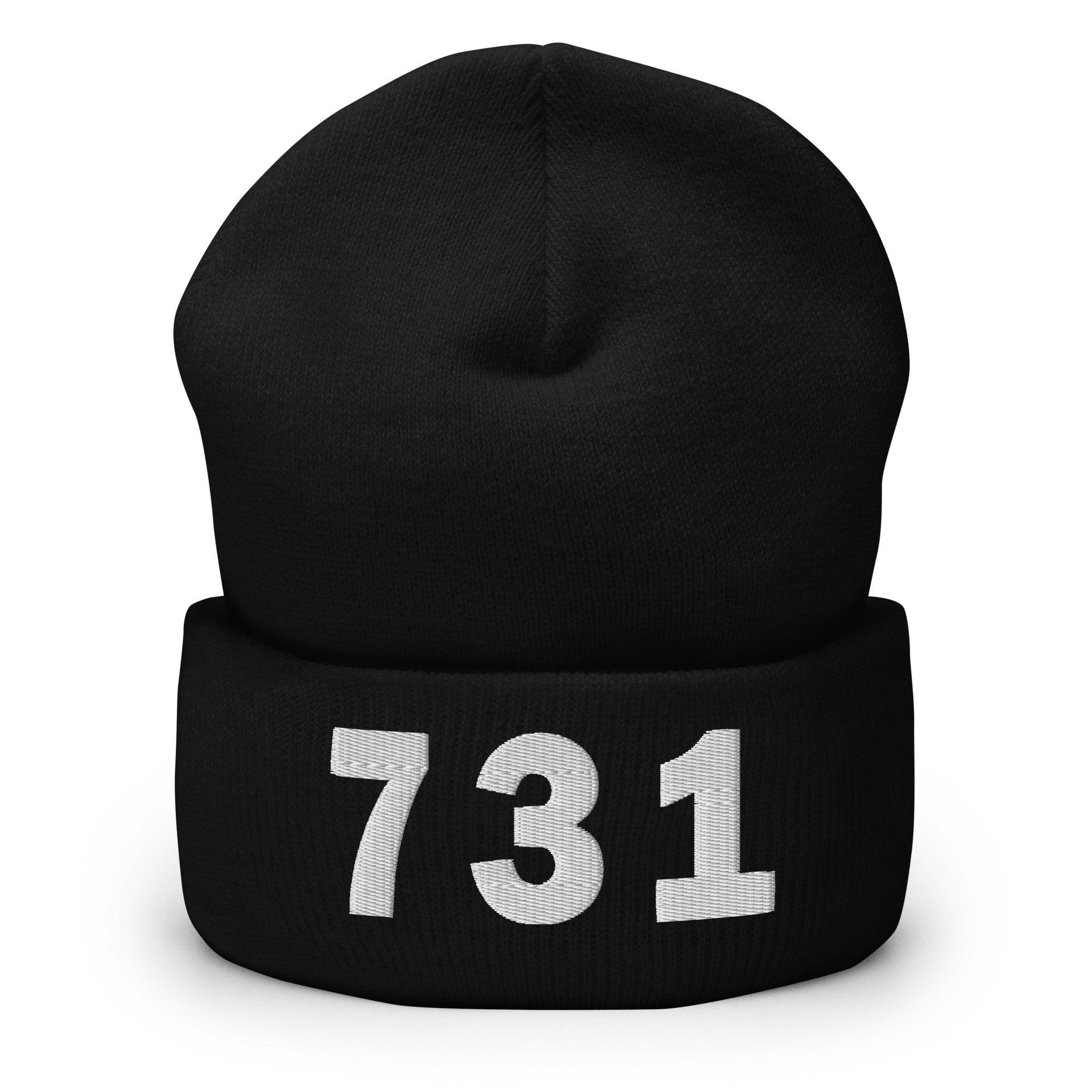 731 Area Code Cuffed Beanie