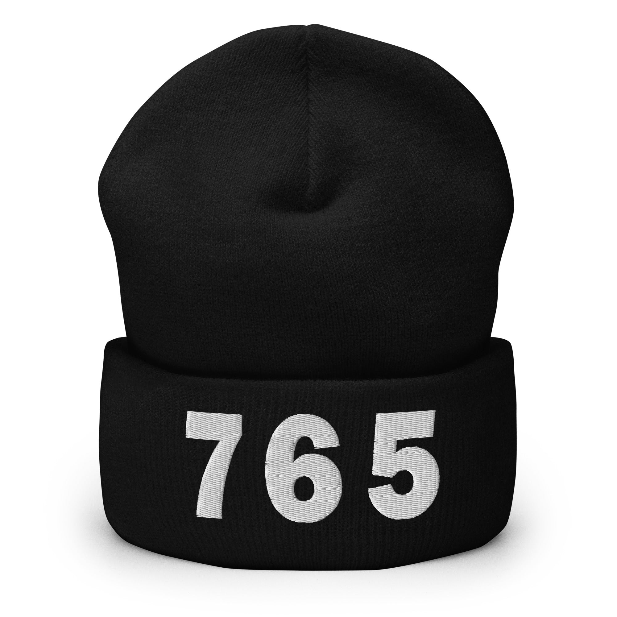 765 Area Code Cuffed Beanie