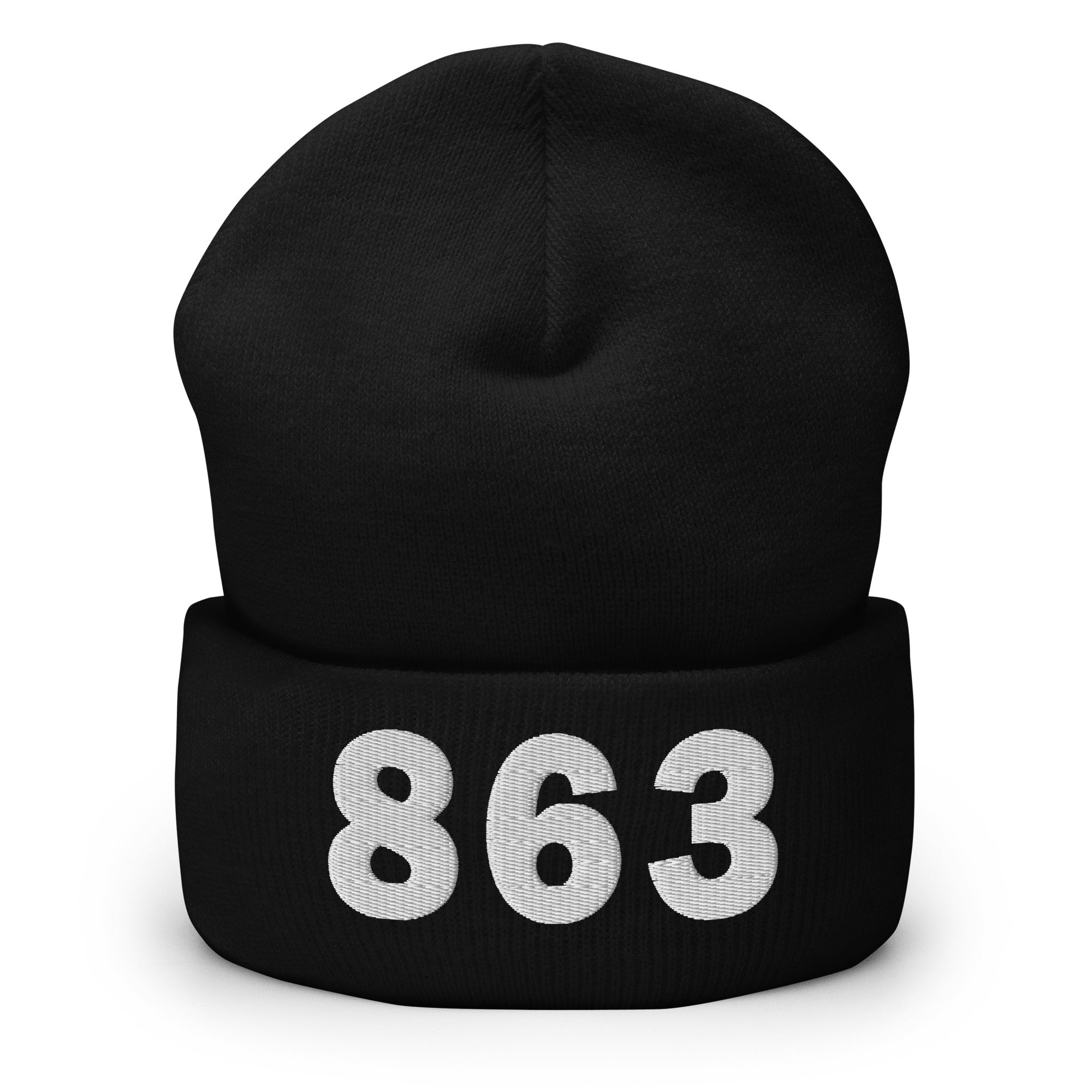 863 Area Code Cuffed Beanie