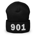 901 Area Code Cuffed Beanie