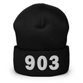 903 Area Code Cuffed Beanie