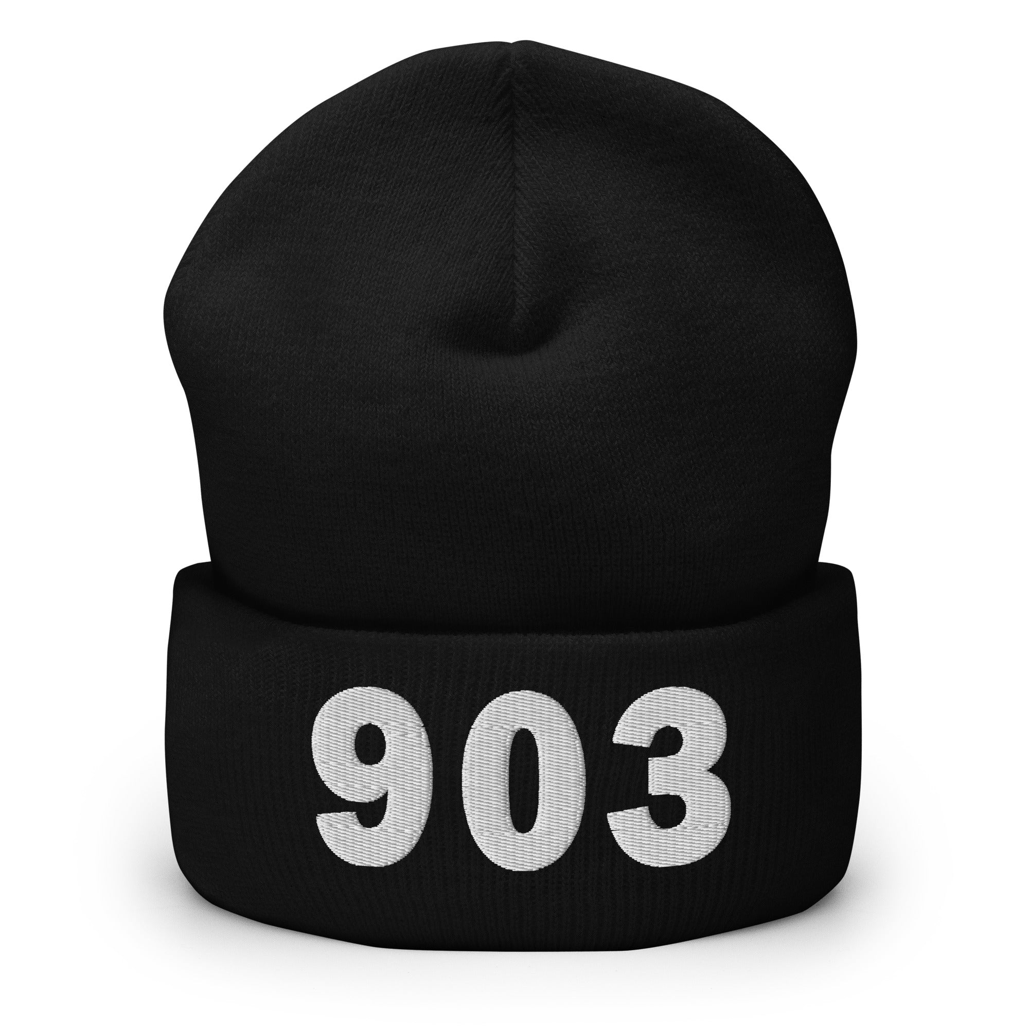 903 Area Code Cuffed Beanie