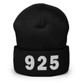 925 Area Code Cuffed Beanie