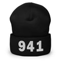 941 Area Code Cuffed Beanie