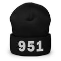 951 Area Code Cuffed Beanie