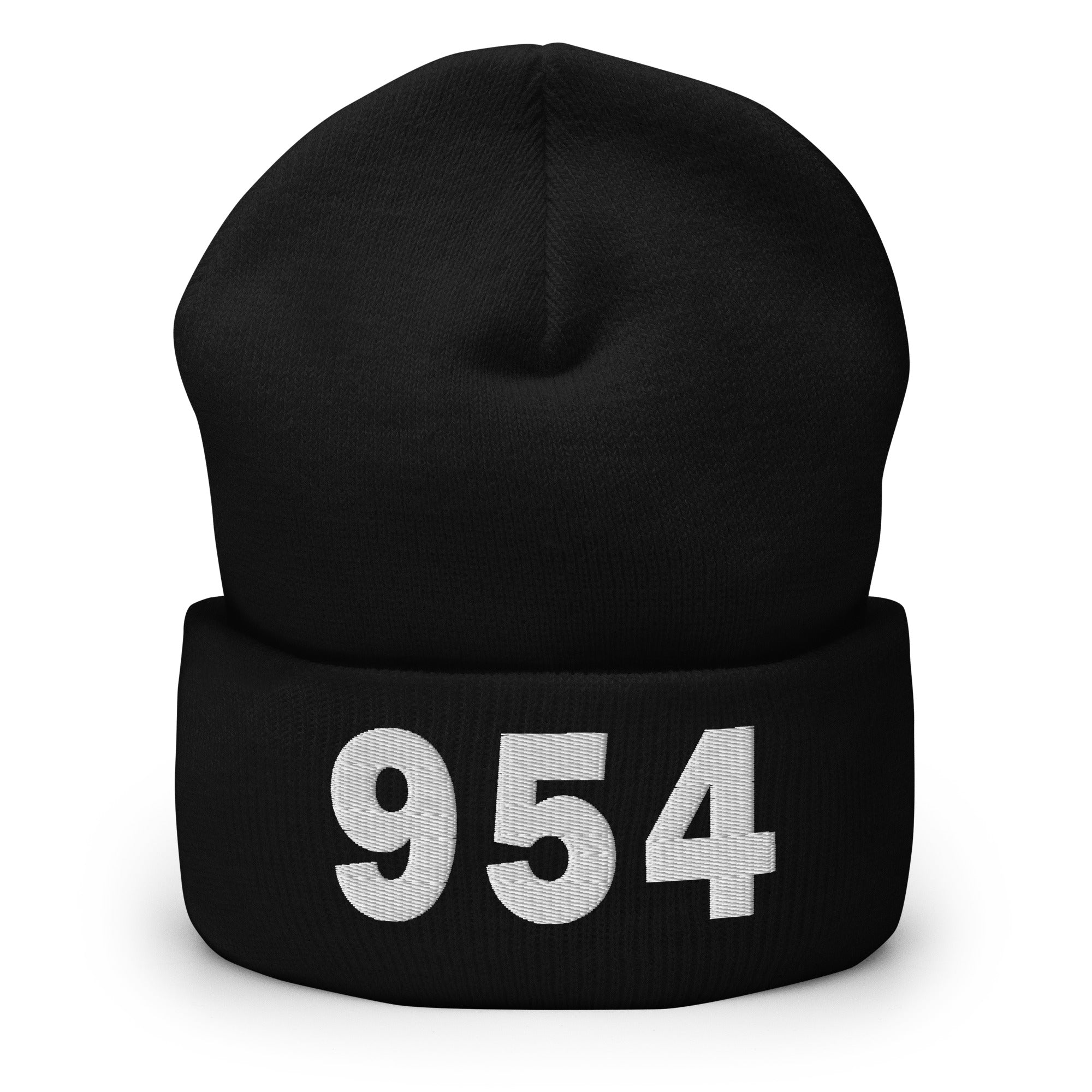 954 Area Code Cuffed Beanie