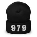 979 Area Code Cuffed Beanie